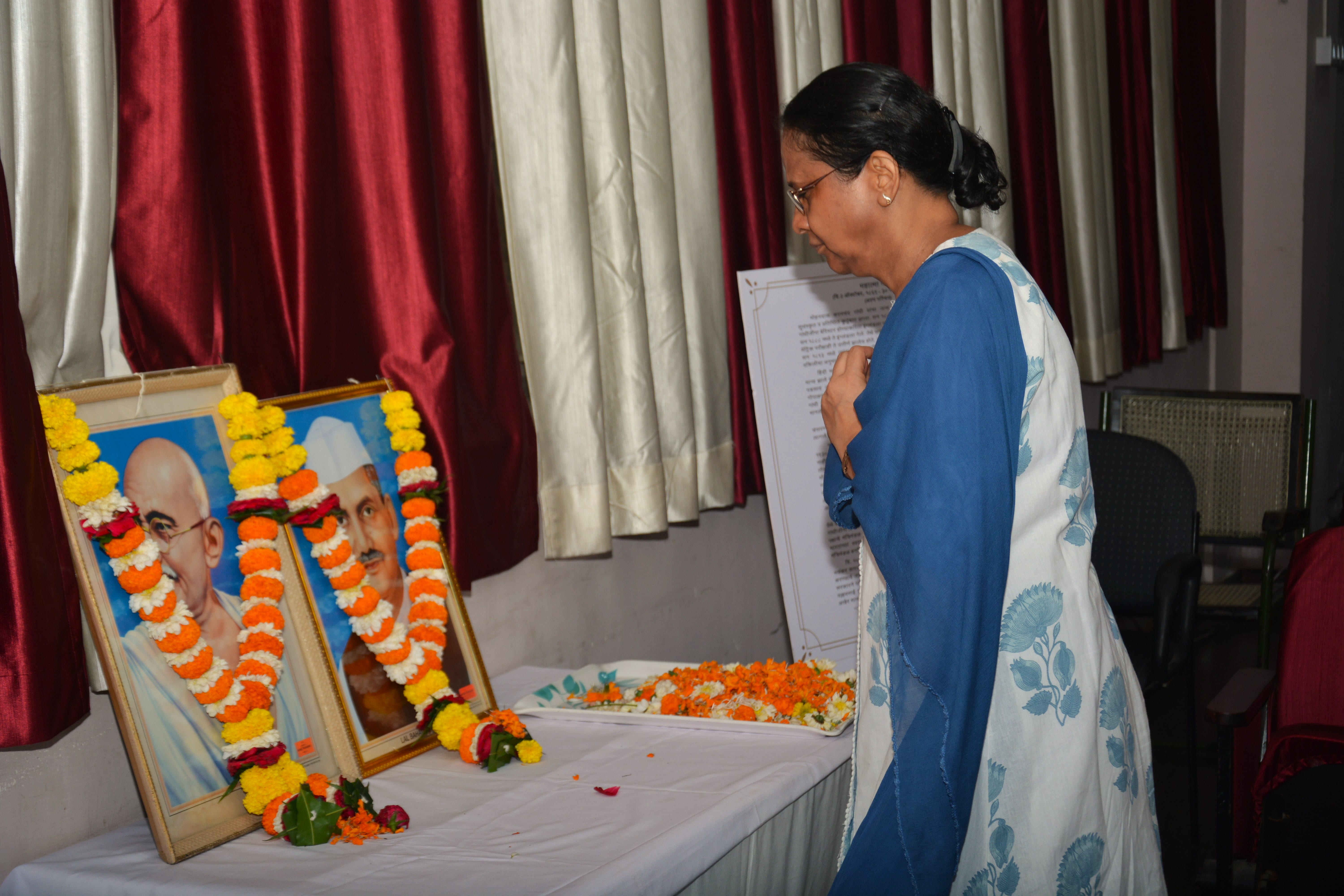  Mahatma Gandhi and Lal Bahaddur Shastry jayanti celebration at MAFSU, h.q (3).jpg